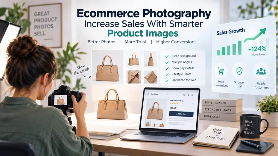 An informative illustration about Ecommerce Photography Increase Sales With Smarter Product Images