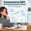 An informative illustration about Ecommerce SEO for Small Ecommerce Stores That Need Sales, Not Just Traffic