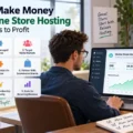 An informative illustration about How To Make Money With Online Store Hosting: 9 Smart Ways to Profit