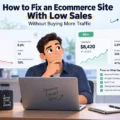 An informative illustration about How to Fix an Ecommerce Site With Low Sales Without Buying More Traffic