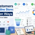 An informative illustration about How to Get Customers for an Online Store: 11 Proven Ways That Actually Drive Sales