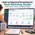 How to Improve Ecommerce Email Marketing Results When Opens, Clicks, and Revenue Stall An informative illustration about How to Improve Ecommerce Email Marketing Results When Opens, Clicks, and Revenue Stall