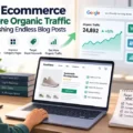 SEO for Ecommerce to Get More Organic Traffic Without Publishing Endless Blog Posts An informative illustration about SEO for Ecommerce to Get More Organic Traffic Without Publishing Endless Blog Posts