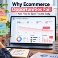 Why Ecommerce Opportunities Fail—and How to Spot Trouble Early An informative illustration about Why Ecommerce Opportunities Fail—and How to Spot Trouble Early