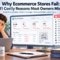An informative illustration about Why Ecommerce Stores Fail: 11 Costly Reasons Most Owners Miss